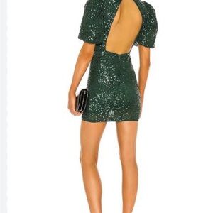 Green Sequin Cassie Mini Dress: Camila Coelho